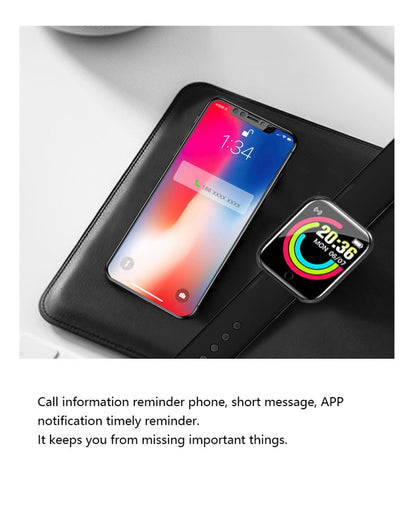 BelleCel's Smart Watch with Bracelet - Black