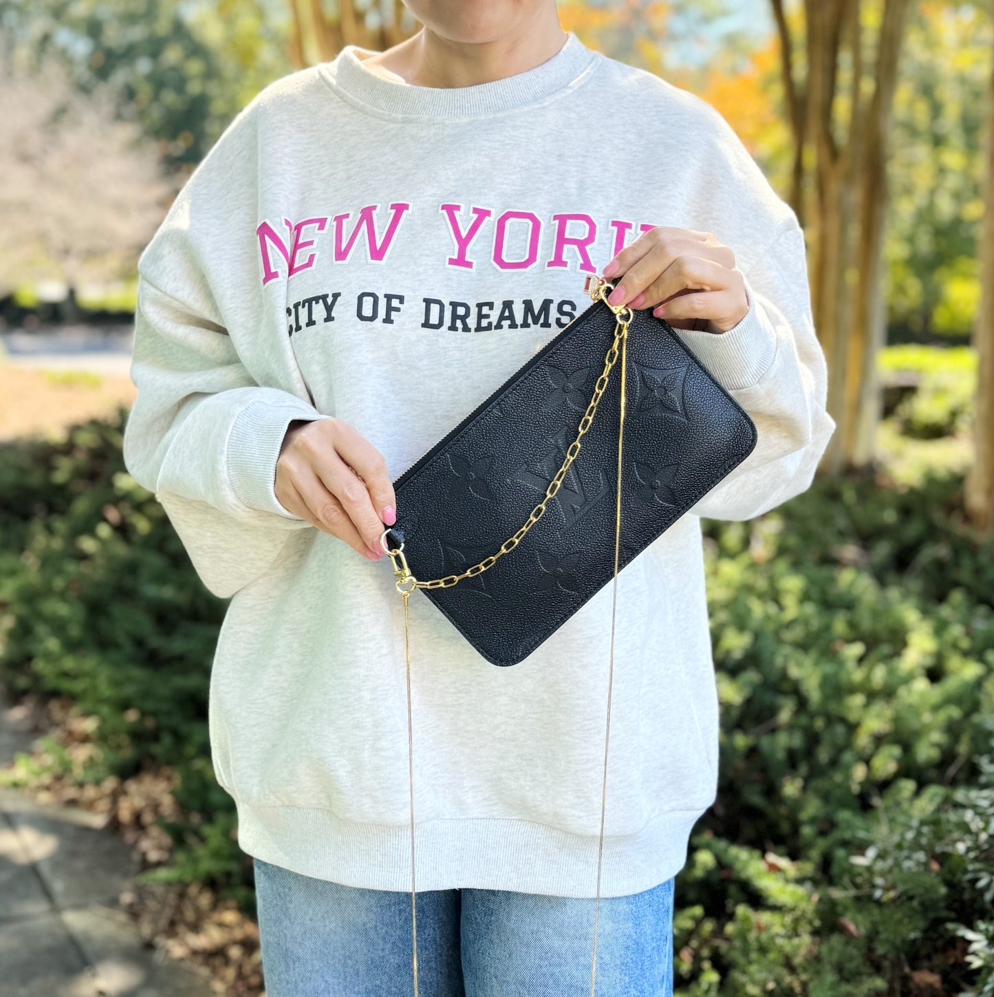 bellecel's all in one multi chain crossbody phone lanyard