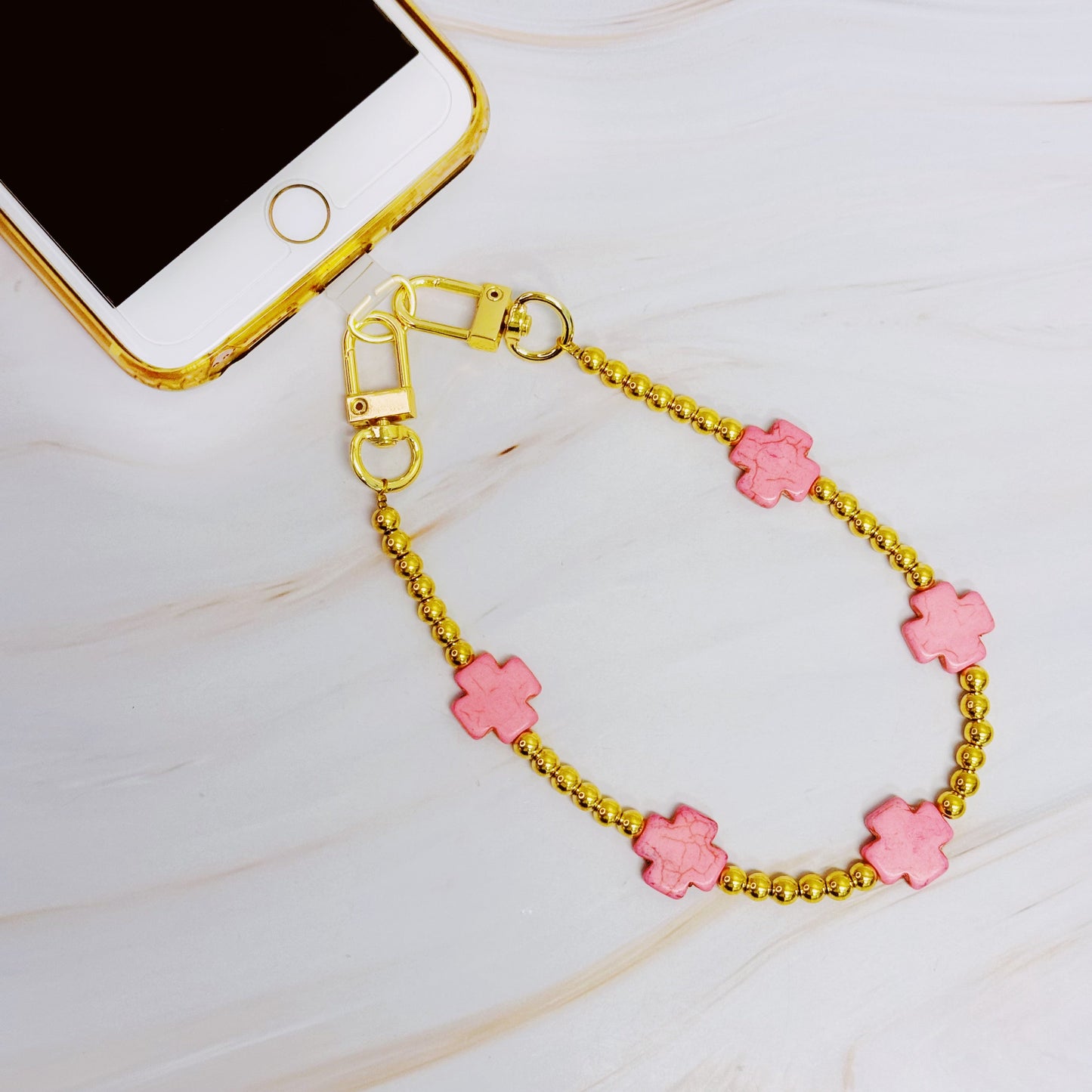 bellecel's blessed in colors phone wrist lanyard