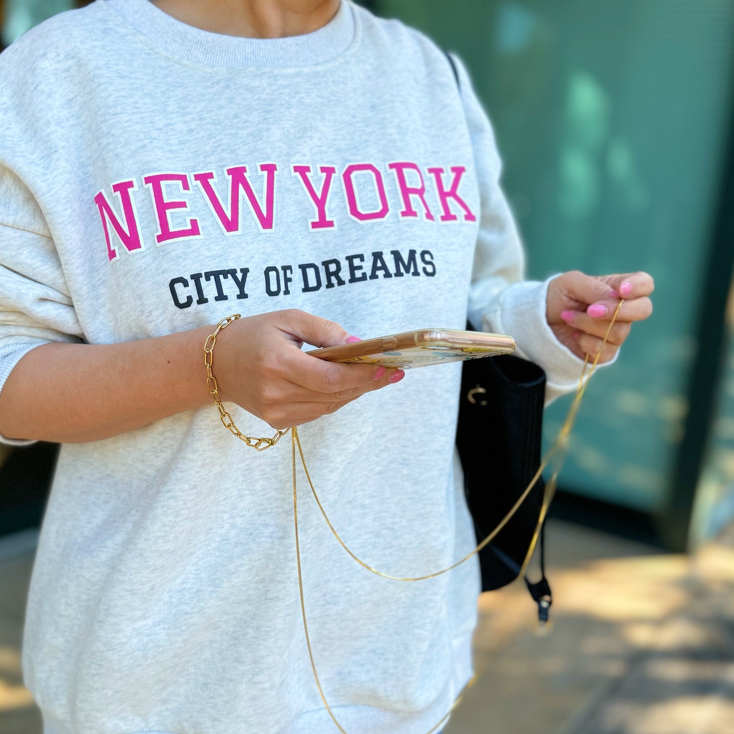 bellecel's all in one multi chain crossbody phone lanyard