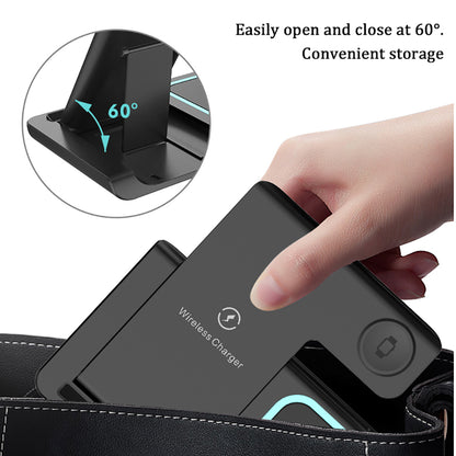 Bellecel's 3 in 1 Wireless Foldable Charger (15w Fast Charge)