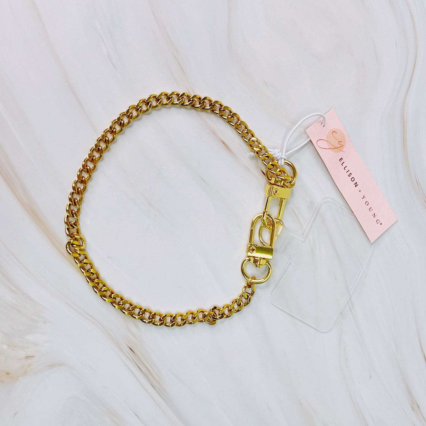 bellecel's cuban chain phone wrist lanyard