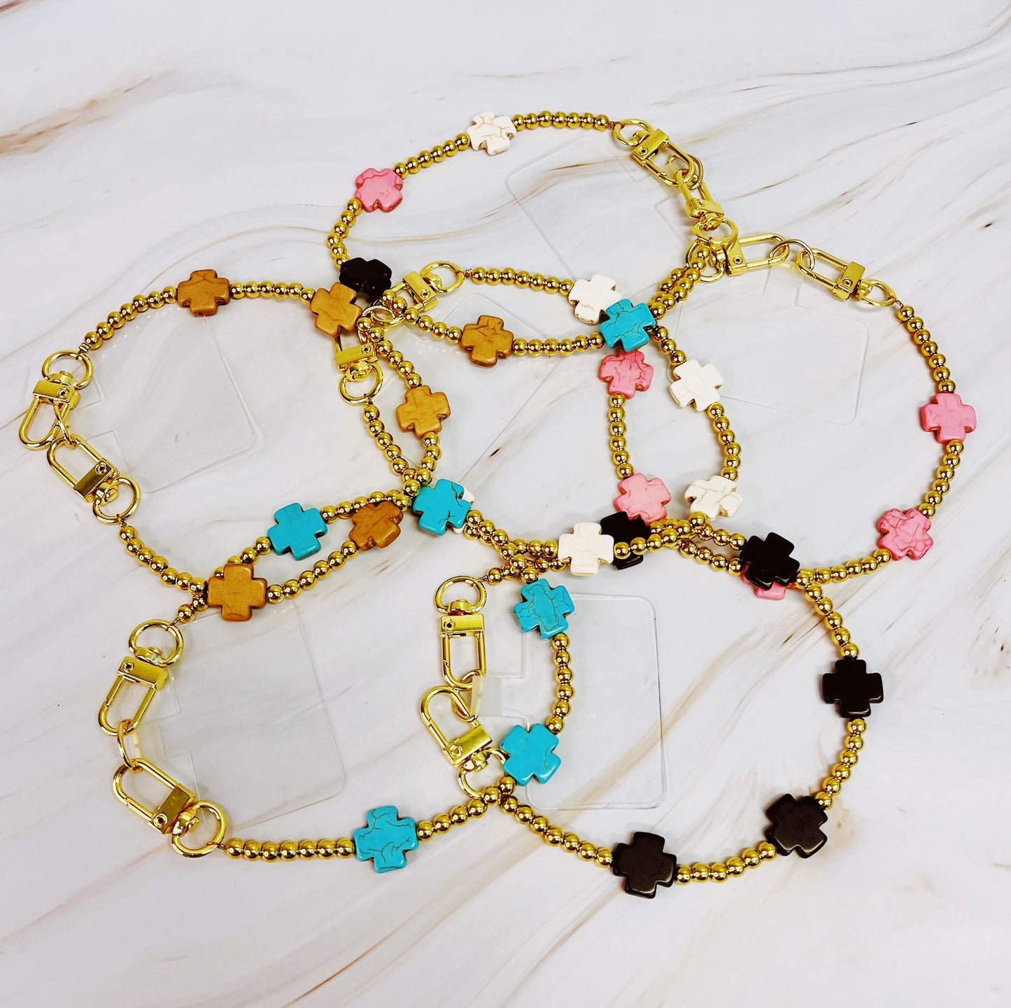 bellecel's blessed in colors phone wrist lanyard