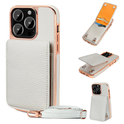 BelleCel's Crossbody Leather Flip Card Holder Phone Case for iPhone
