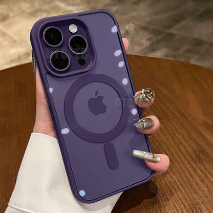 BelleCel's Pink Transparent Acrylic Shockproof Case for iPhone