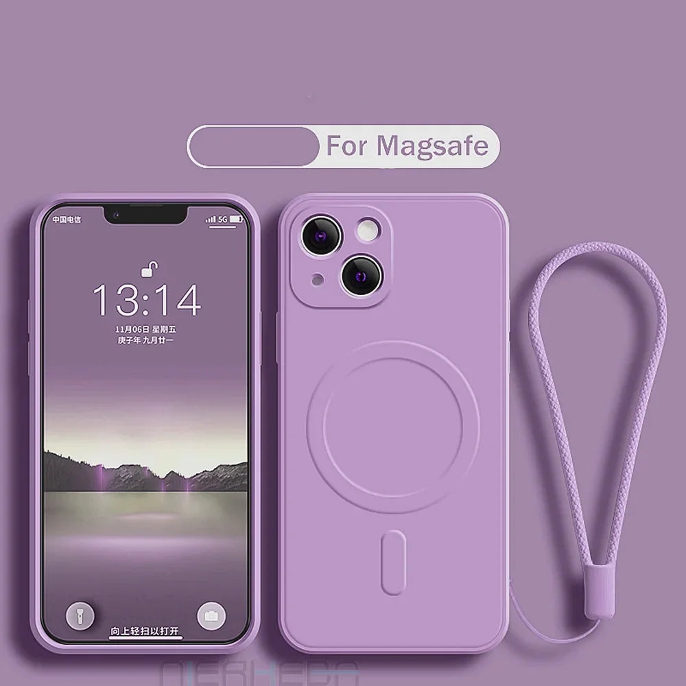 bellecel's magsafe magnetic wireless charging case for iphone