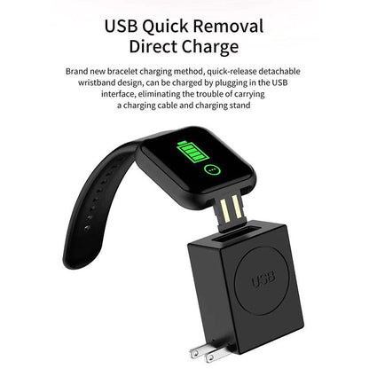 BelleCel's Smart Watch with Bracelet - Black