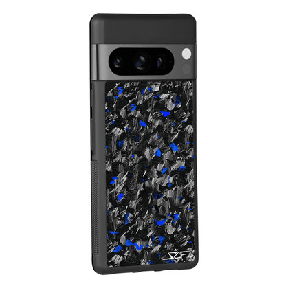 BelleCel's Blue Flake Real Forged Carbon Fiber Phone Case For Google Pixel